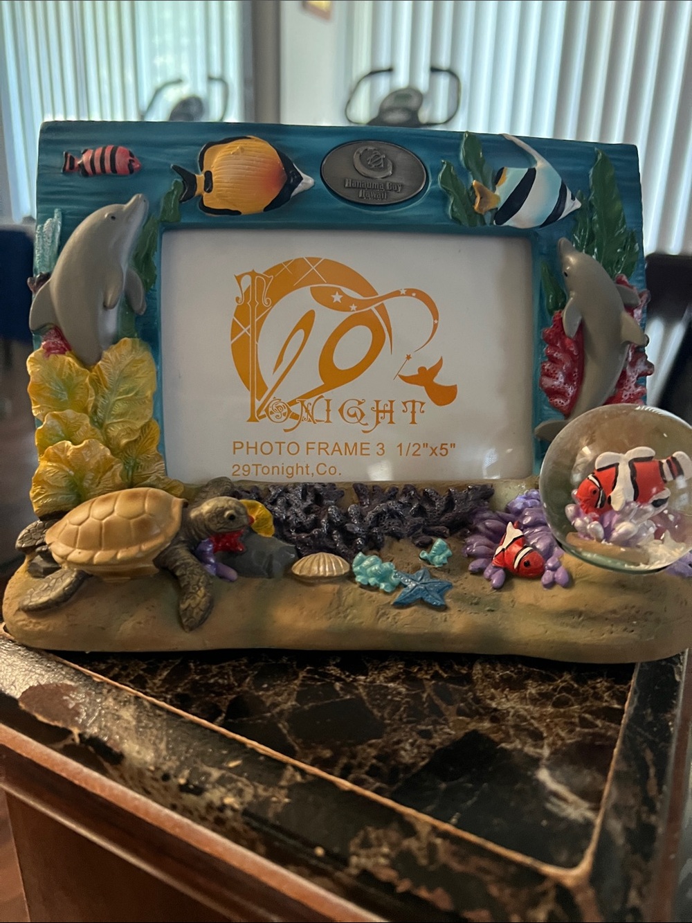 NWT Ocean Life Photo Frame - Teal & Multicolor